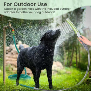 Transform Bath Time with the Pet Bathing Brush Showerhead
