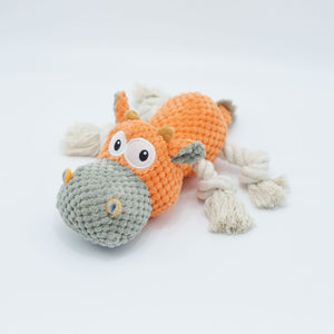 Discover the Joy of Playtime with Our Cow Cloth Velvet Dog Toy