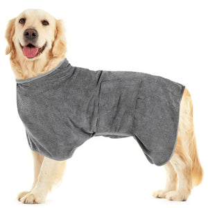 Pamper Your Pet with Our Soft Absorbent Bath Robe