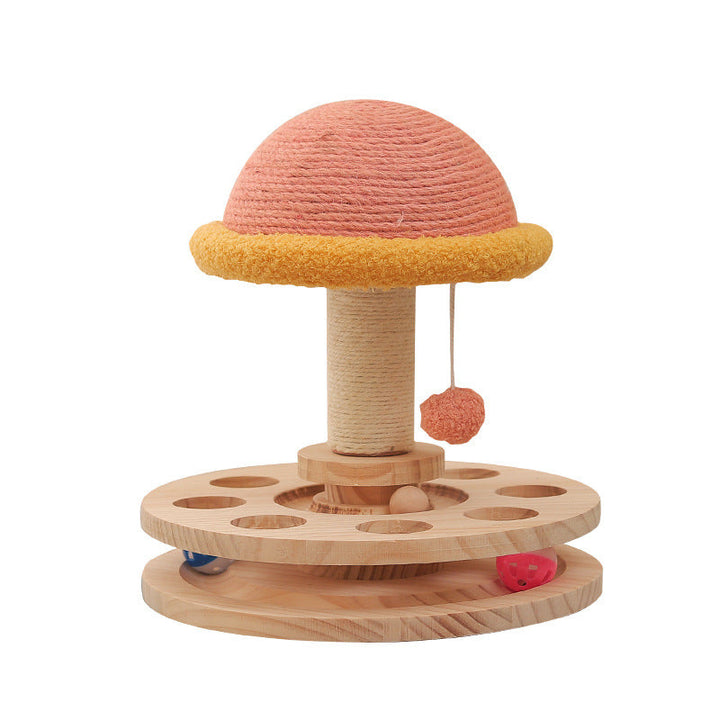 Transform Playtime with Our Solid Wood Pet Toy Turntable