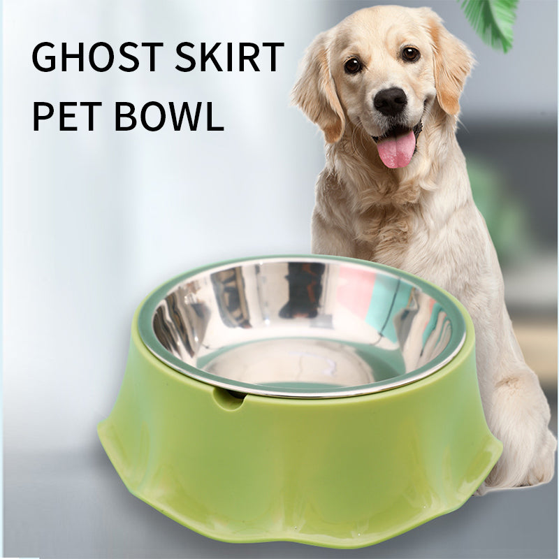Stainless Steel Pet Bowl Non-Slip Food And Water Feeding Dish