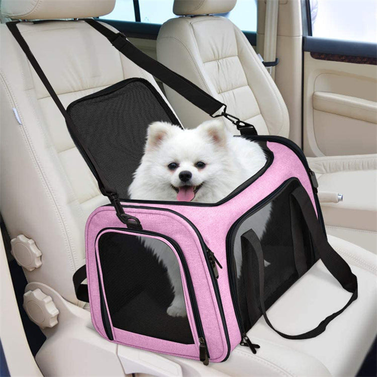 Portable Foldable Pet Carrier Bag Handheld Travel Design