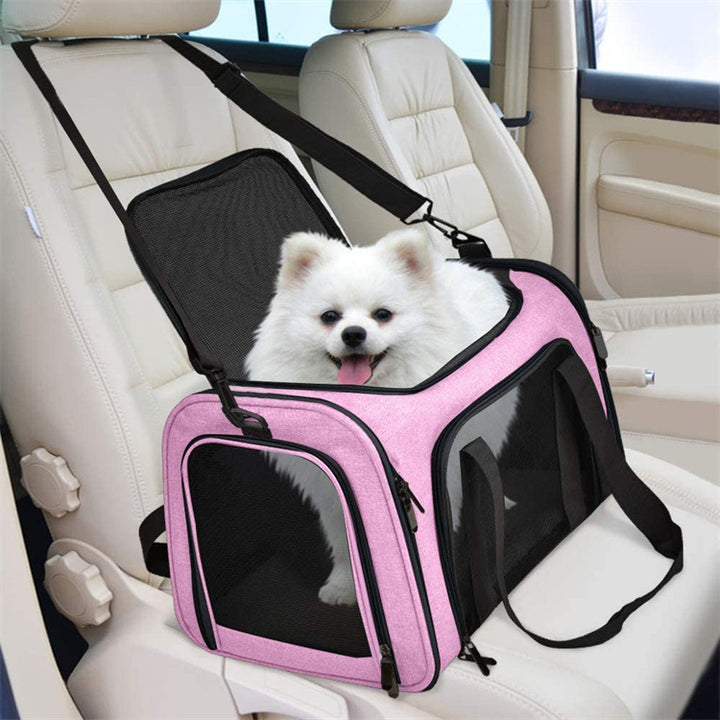 Portable Foldable Pet Carrier Bag Handheld Travel Design