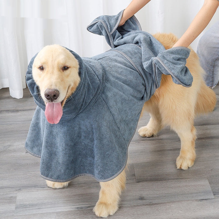 Absorbent Cotton Pet Bath Towel Quick-Drying and Soft
