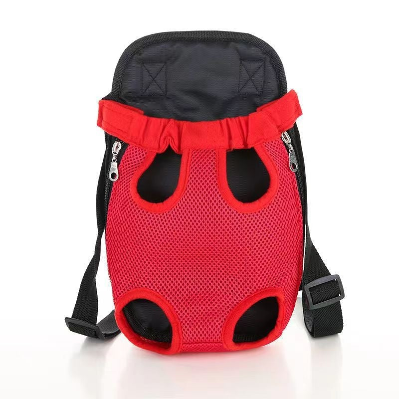 Breathable Adjustable Pet Carrier Backpack Portable Front Travel Bag
