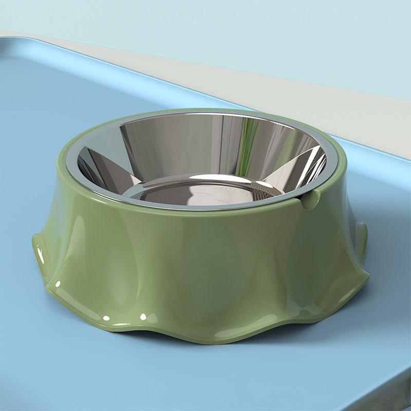 Stainless Steel Pet Bowl Non-Slip Food And Water Feeding Dish