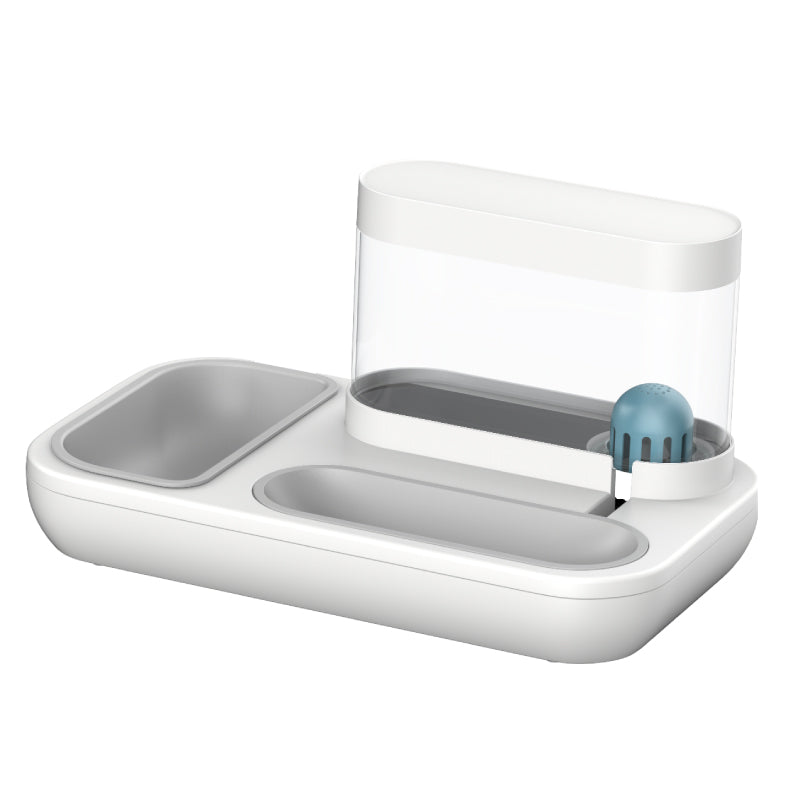 Automatic Pet Feeder With Integrated Water Dispenser