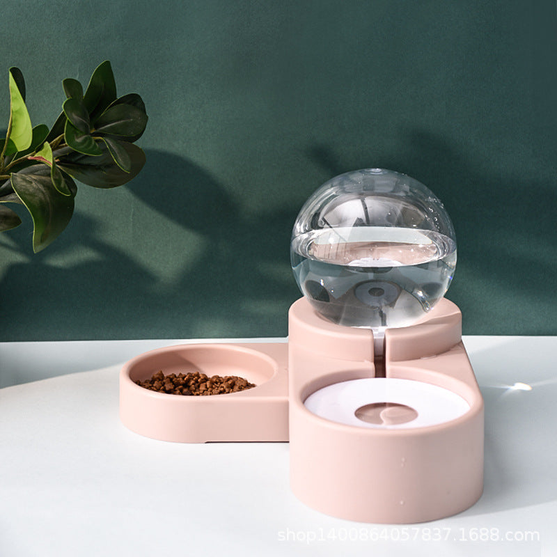 Non-Electric Automatic Pet Water Dispenser With Bowl