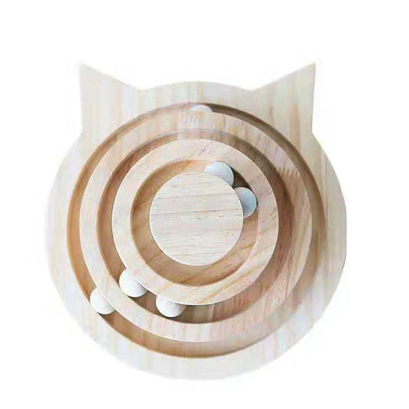 Three-Tier Pet Turntable Toy For Interactive Play