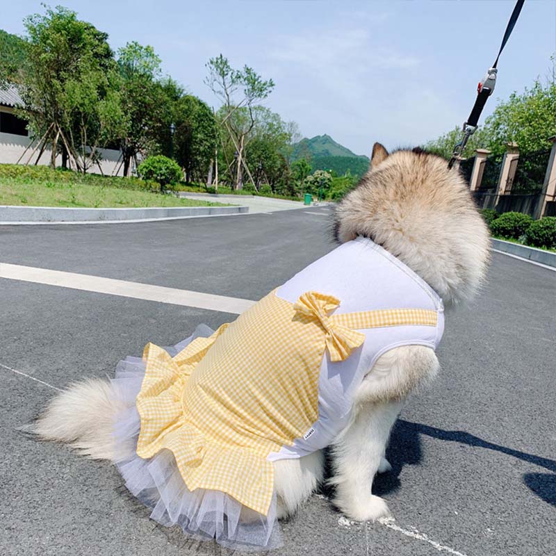 Princess Style Pet Costume Elegant Dress Up Clothing For Large Sizes