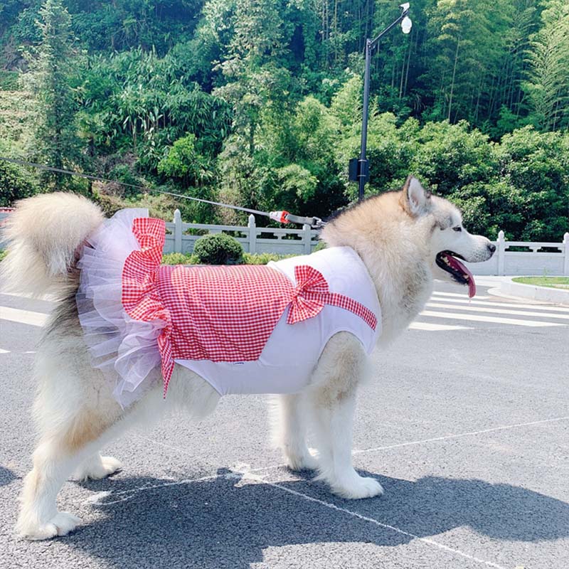 Princess Style Pet Costume Elegant Dress Up Clothing For Large Sizes