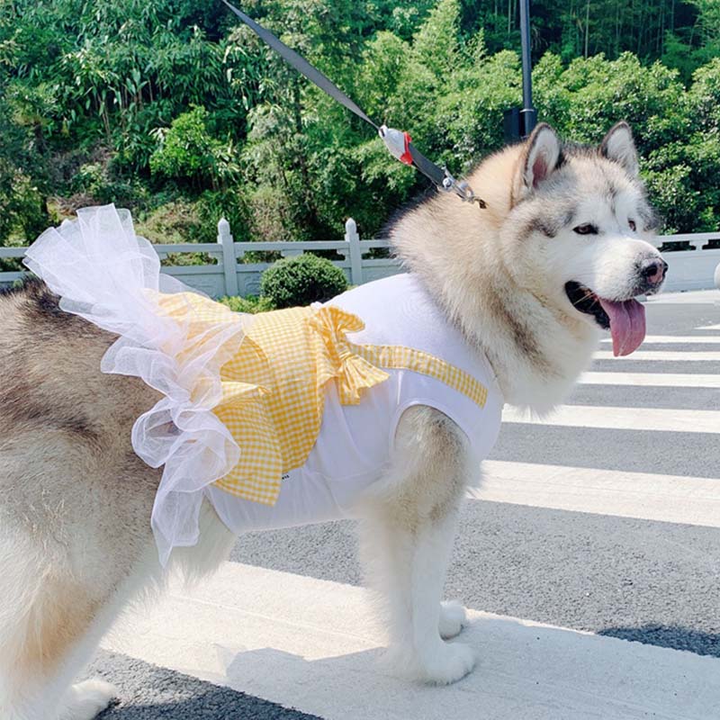 Princess Style Pet Costume Elegant Dress Up Clothing For Large Sizes