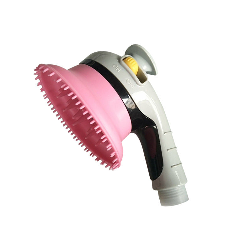 Pet Shower Kit Grooming Brush with Adjustable Shower Head