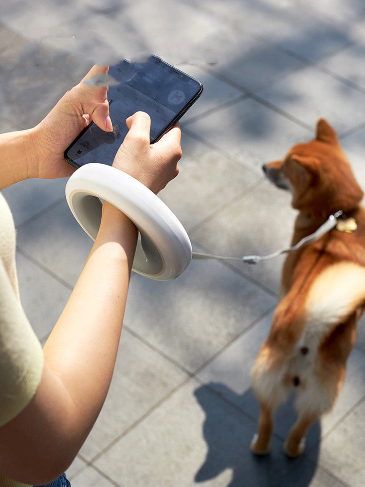 UFO Style Retractable Pet Leash For Small And Medium Sizes