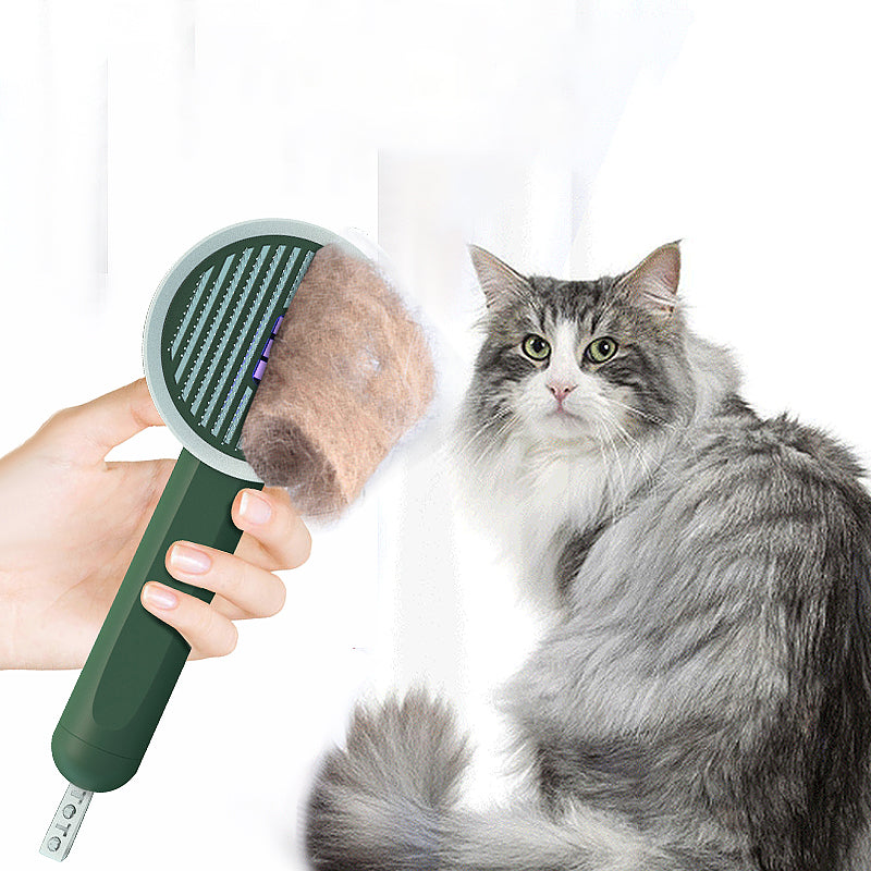 2-in-1 Durable Pet Comb and Hair Removal Grooming Tool
