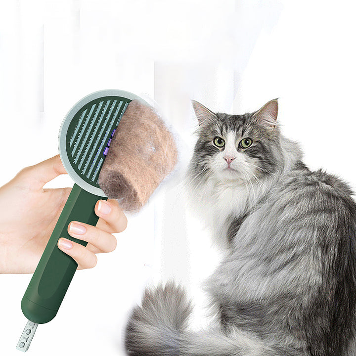 2-in-1 Durable Pet Comb and Hair Removal Grooming Tool