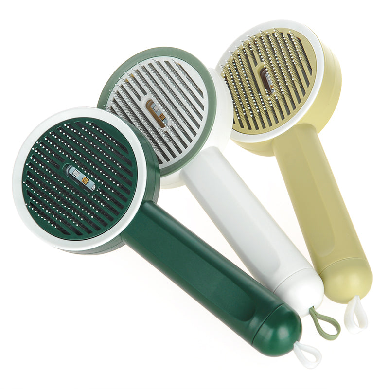 2-in-1 Durable Pet Comb and Hair Removal Grooming Tool