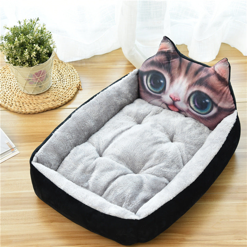 Large Cozy Pet Bed Soft Fleece Warm Nest Available Colors