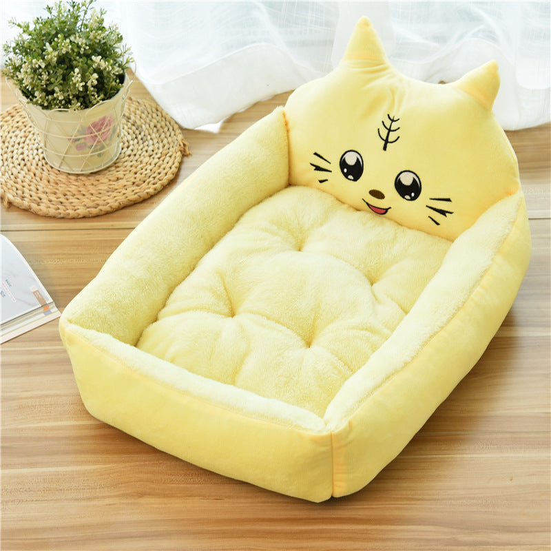Large Cozy Pet Bed Soft Fleece Warm Nest Available Colors