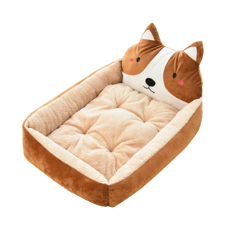 Large Cozy Pet Bed Soft Fleece Warm Nest Available Colors