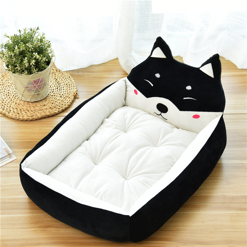 Large Cozy Pet Bed Soft Fleece Warm Nest Available Colors