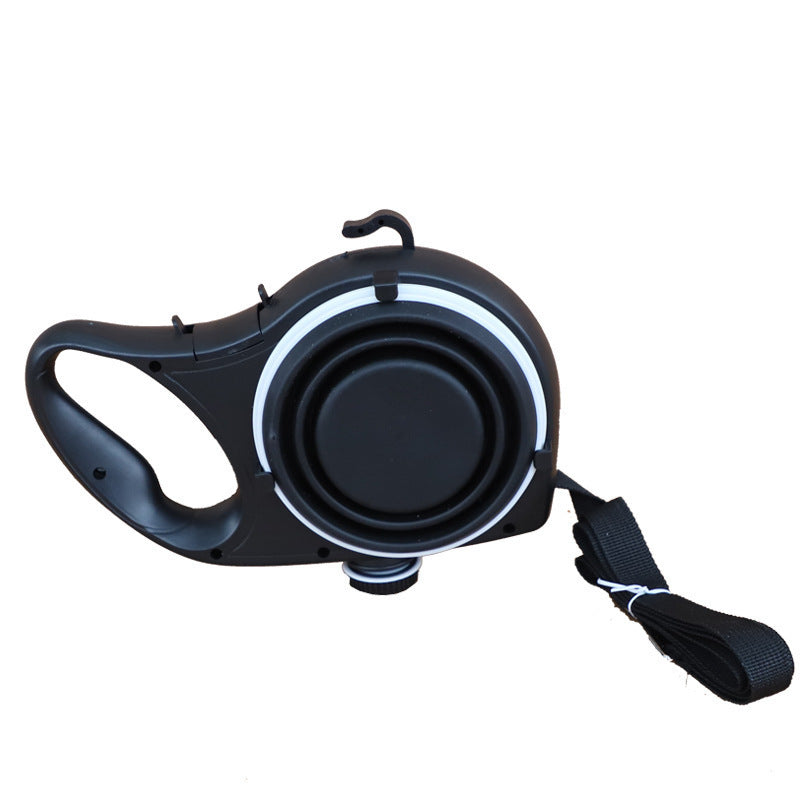 Multifunctional Pet Leash With Built In Water Bottle Portable Design
