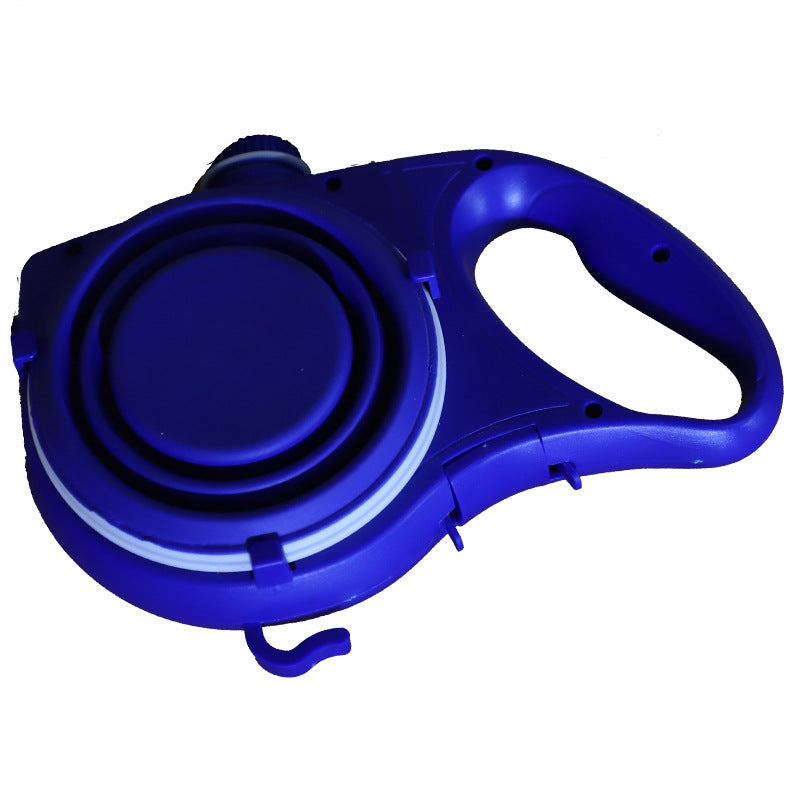 Multifunctional Pet Leash With Built In Water Bottle Portable Design