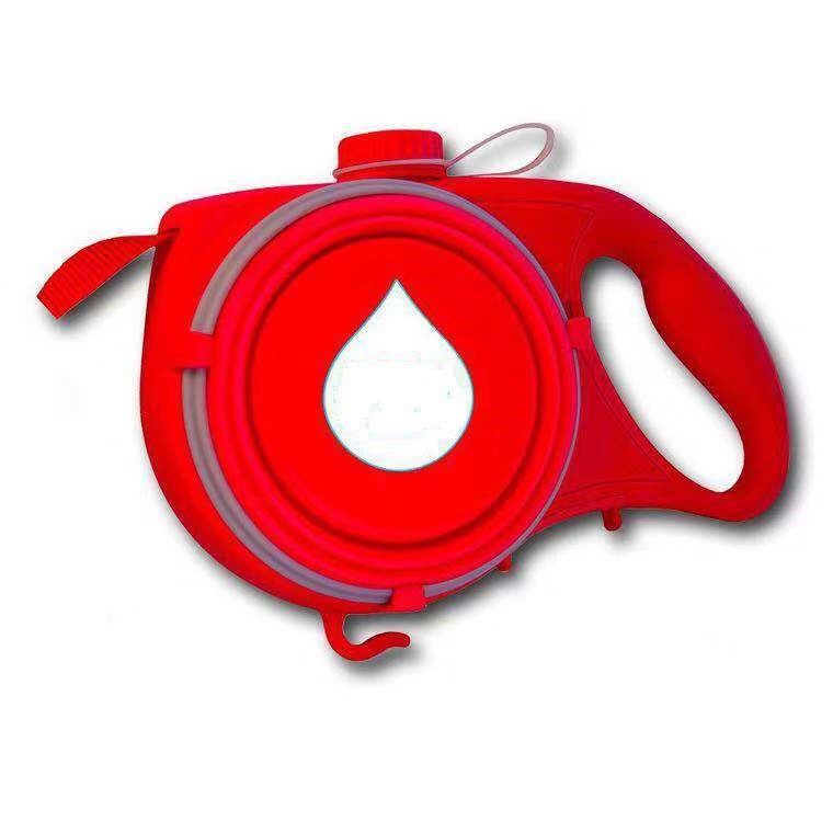 Multifunctional Pet Leash With Built In Water Bottle Portable Design
