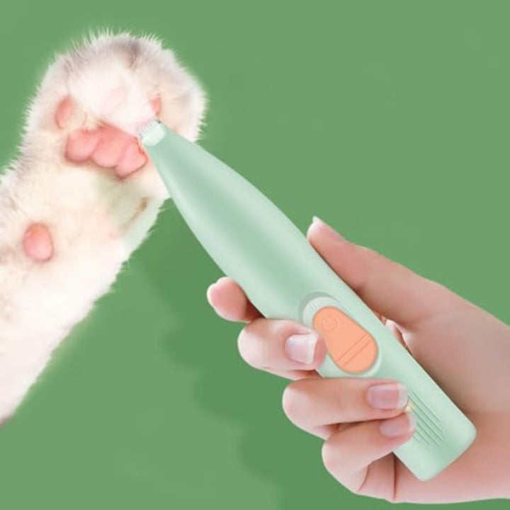 Rechargeable Pet Paw Trimmer Ergonomic Grooming Tool for Home Use