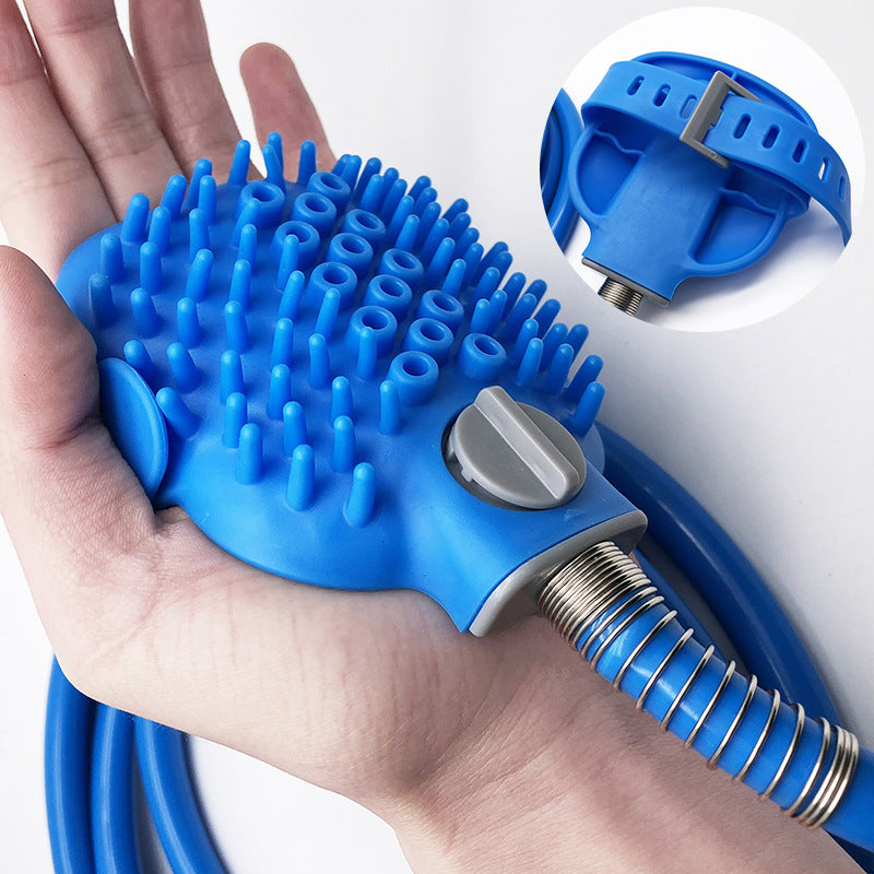 Outdoor Pet Bath Brush Grooming and Cleaning Tool