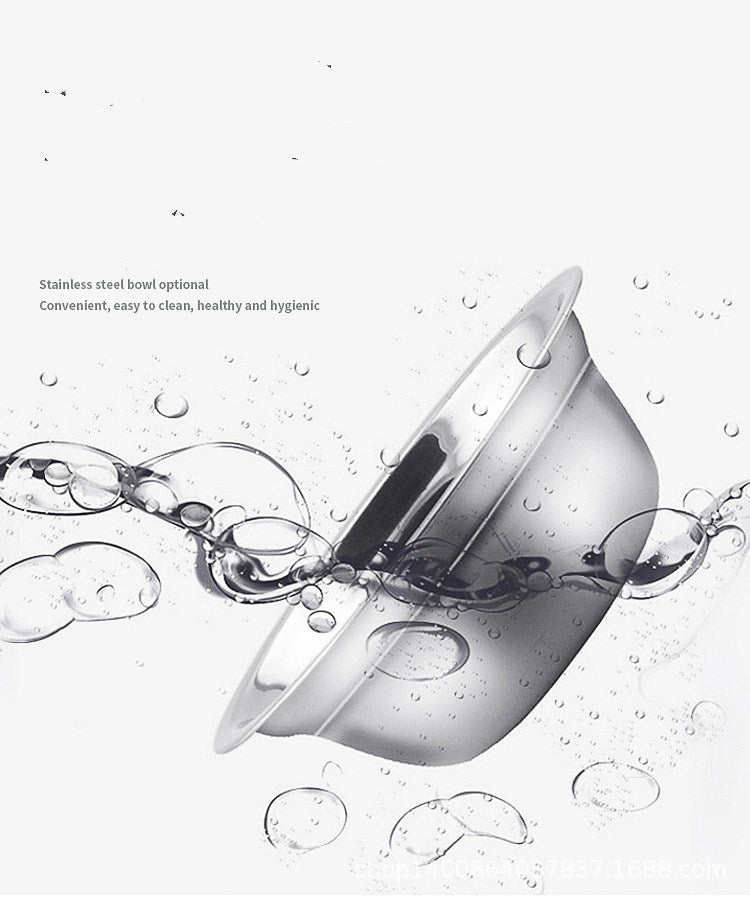 Non-Electric Automatic Pet Water Dispenser With Bowl