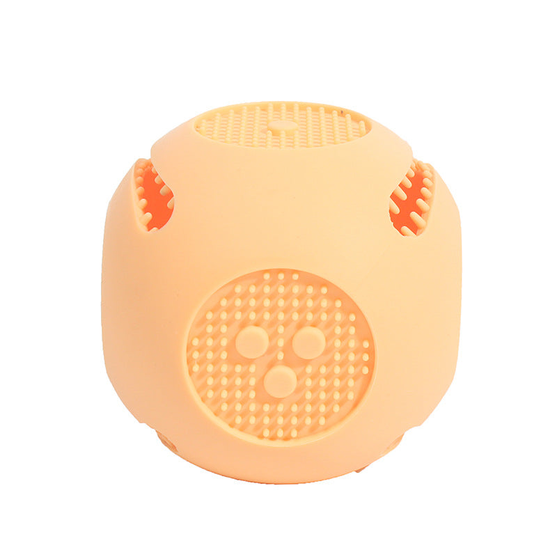 Bite Resistant Pet Puzzle Ball Toy Food Dispensing Silicone