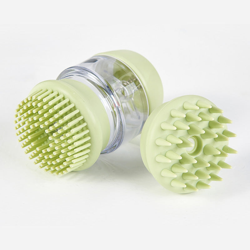 Silicone Pet Bath Brush Massage Grooming and Cleaning Comb