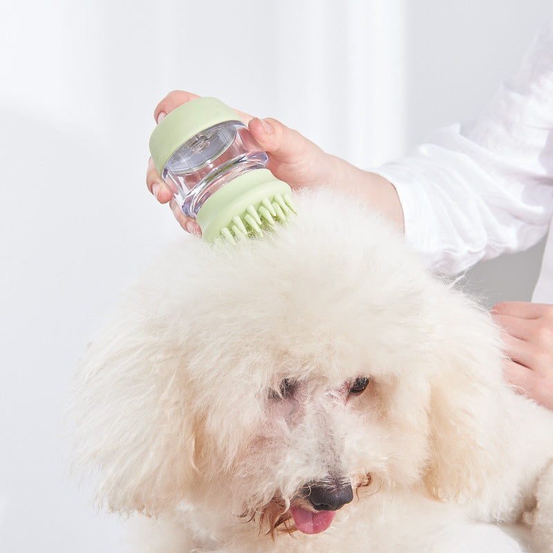 Silicone Pet Bath Brush Massage Grooming and Cleaning Comb