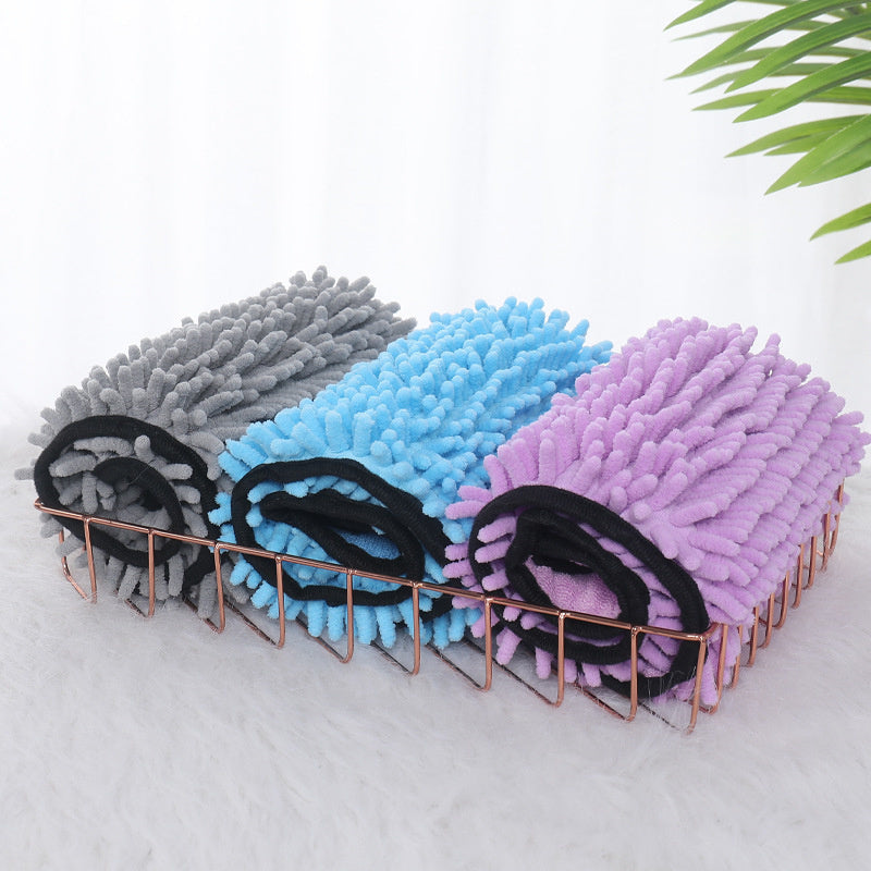 Super Absorbent Microfiber Pet Bath Towel Quick-Drying Robe
