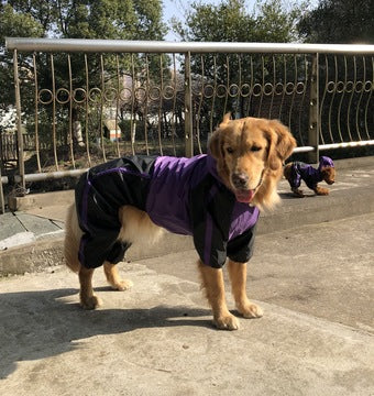 Large Size Pet Raincoat Waterproof Outdoor Protective Clothing
