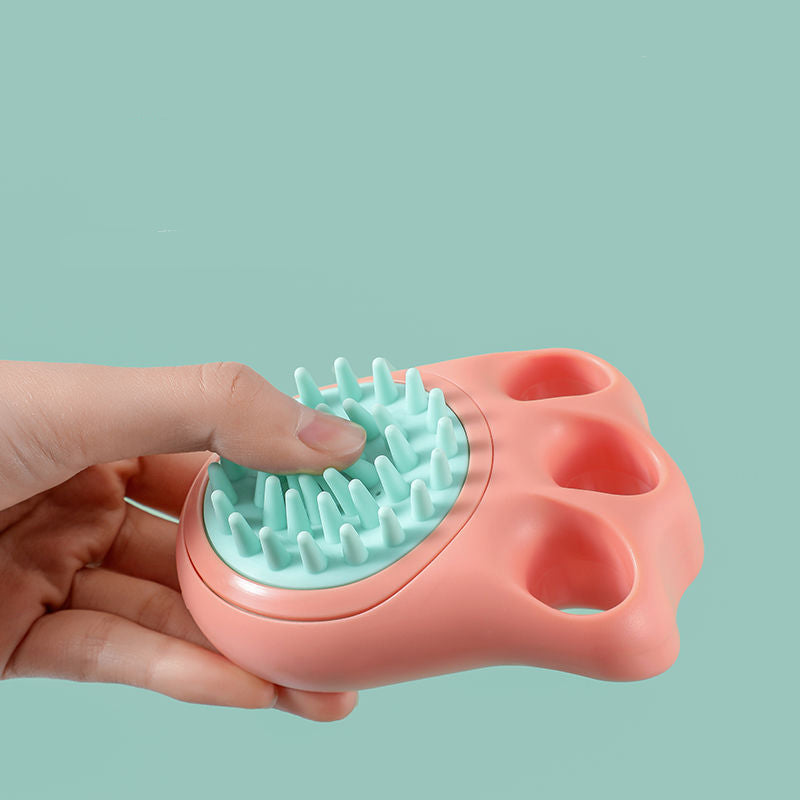 Pet Massage Claw Brush Grooming and Bath Comb Tool