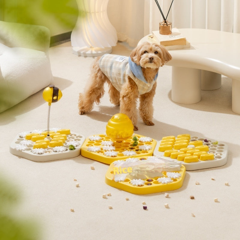 Interactive Pet Slow Feeder Food Dispensing Training Toy