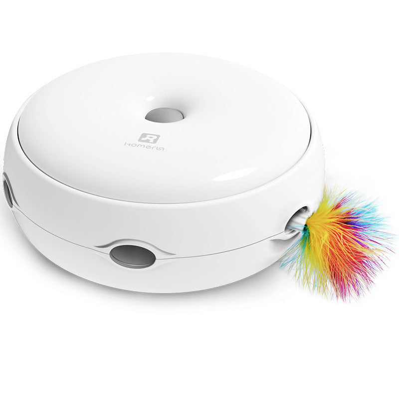 Smart Electric Pet Toy Stick Donut Automatic Turntable