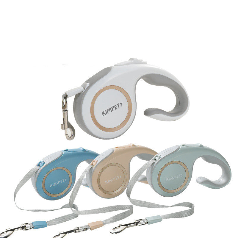 Automatic Retractable Pet Leash Durable Adjustable Walking Design