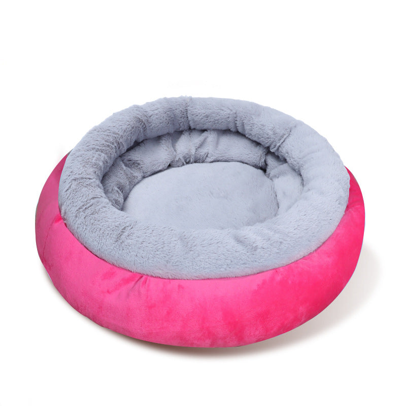Deep Sleep Kennel Suede Warm Round