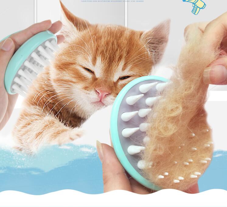 Comfortable Pet Massage Bath Brush Grooming and Cleaning Tool