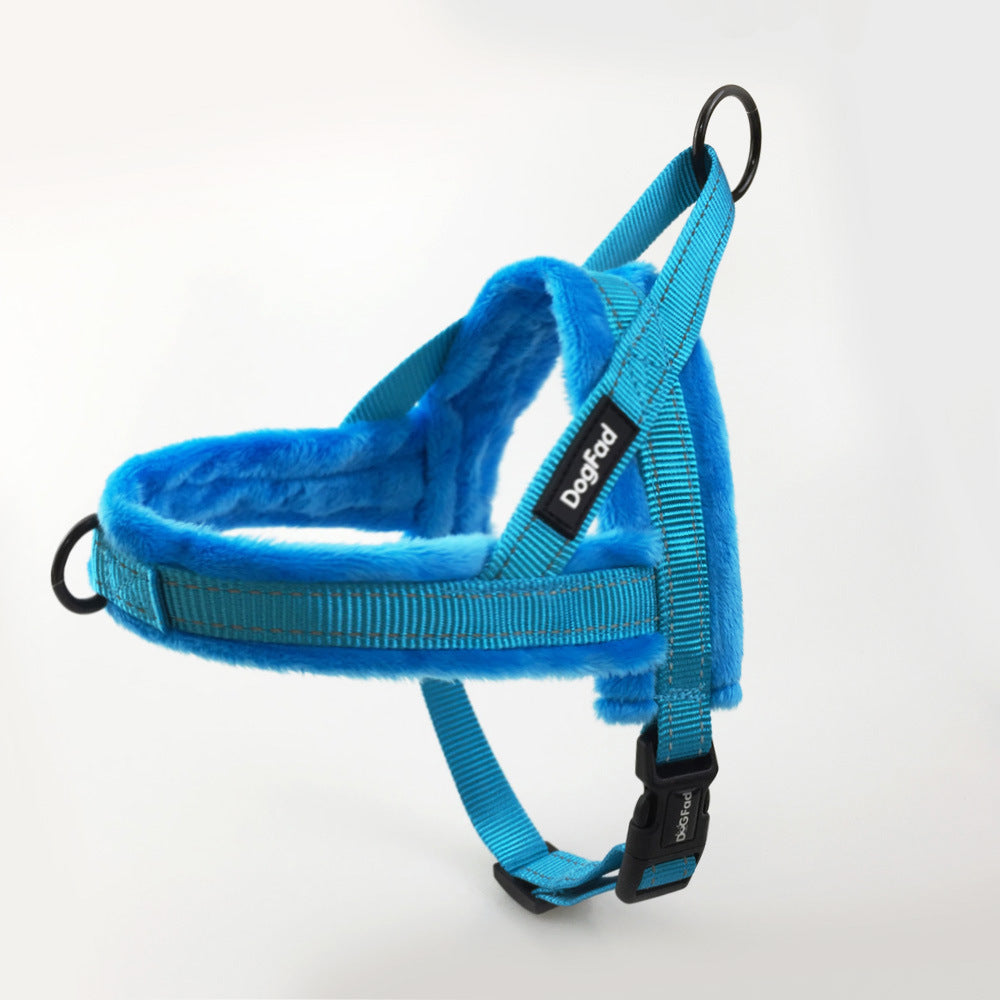 Comfortable Lined Pet Chest Strap Harness With Leash
