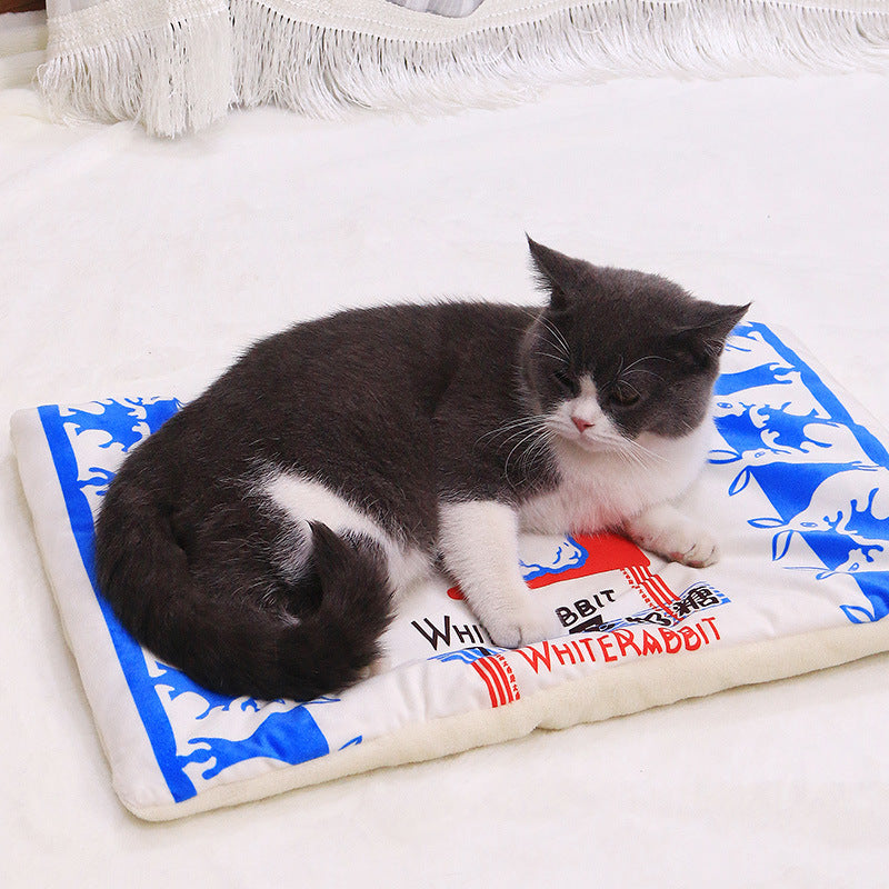 3D Simulation Pet Blanket Mat Soft Thick Warm Bed