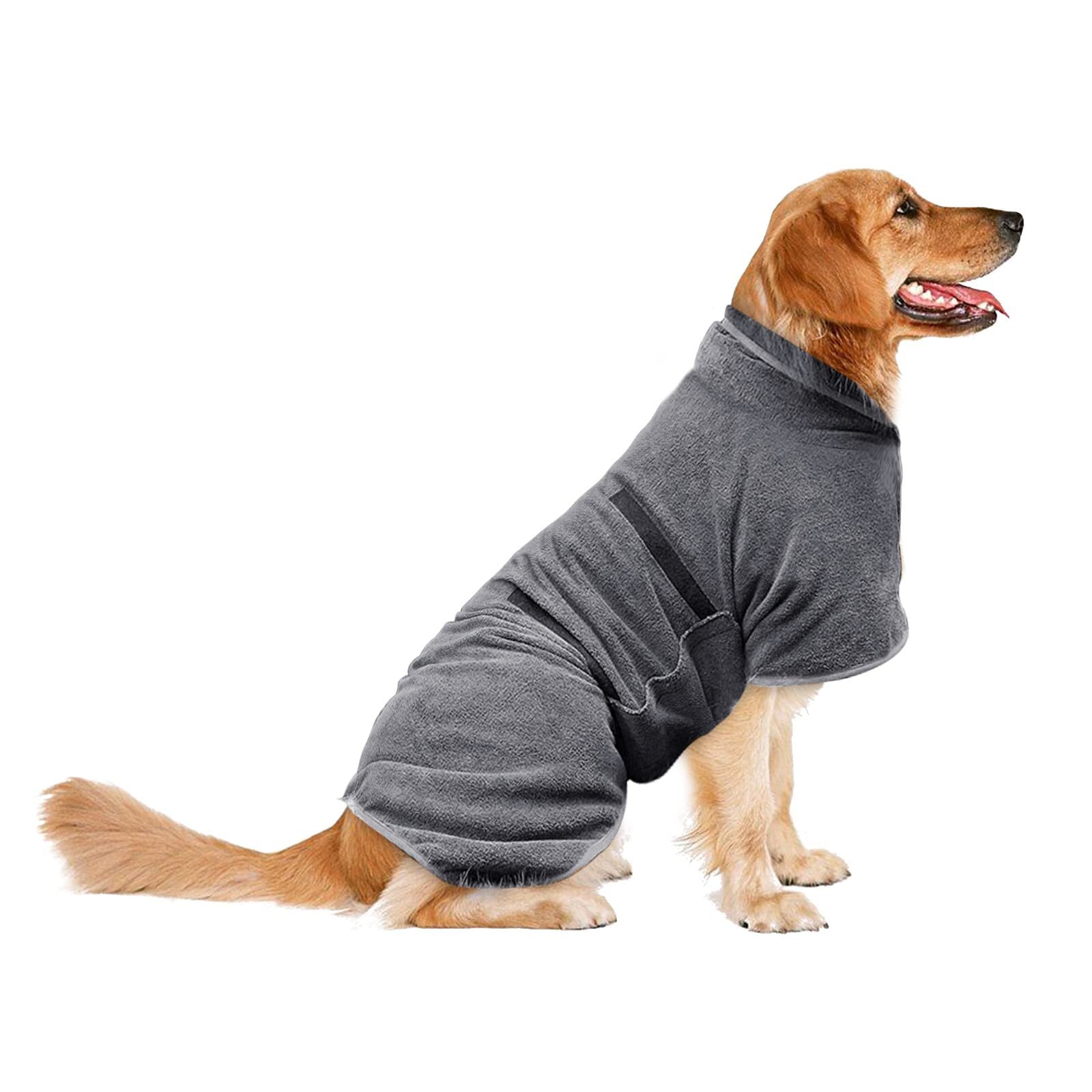 Pet Bath Robe Soft Absorbent Quick-Drying Towel