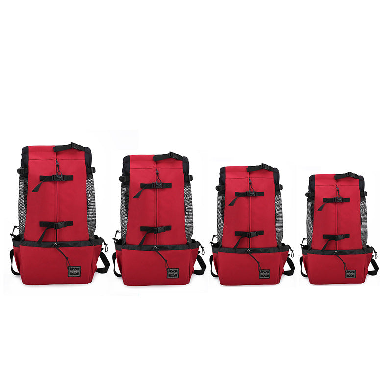 Double Shoulder Pet Carrier Backpack Portable Outdoor Travel Bag
