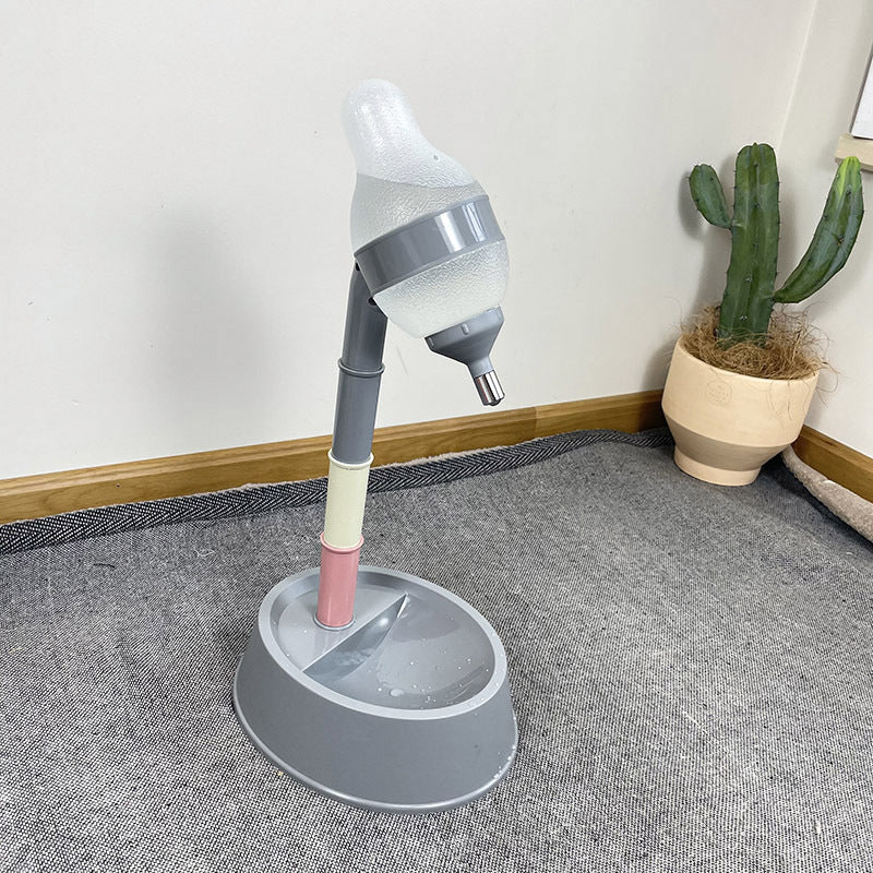 Adjustable Height Automatic Pet Water Dispenser With Stand Feeder Bowl