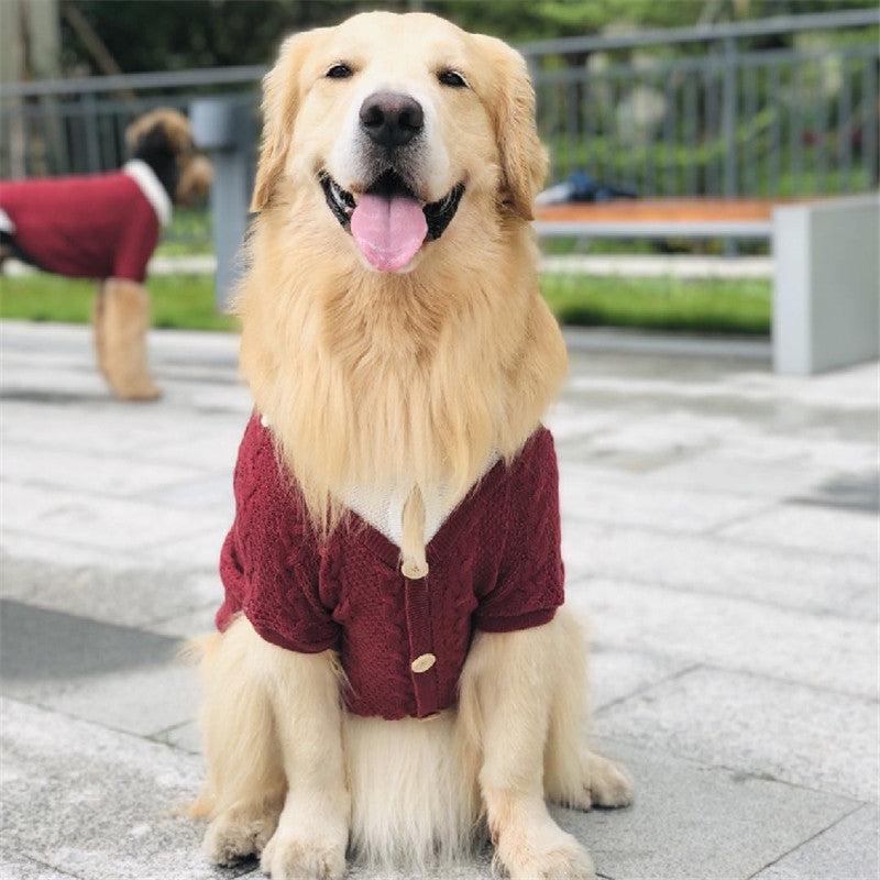 Pet Cardigan Style Two Piece Design Comfortable Stylish Clothing