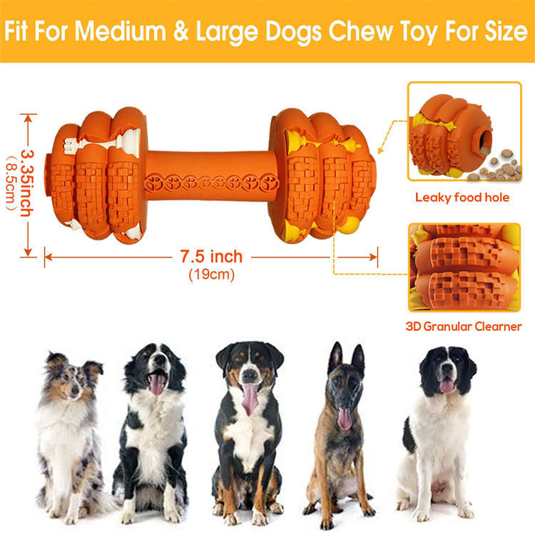 Durable Pet Chew Toy For Aggressive Chewers Tooth Cleaning