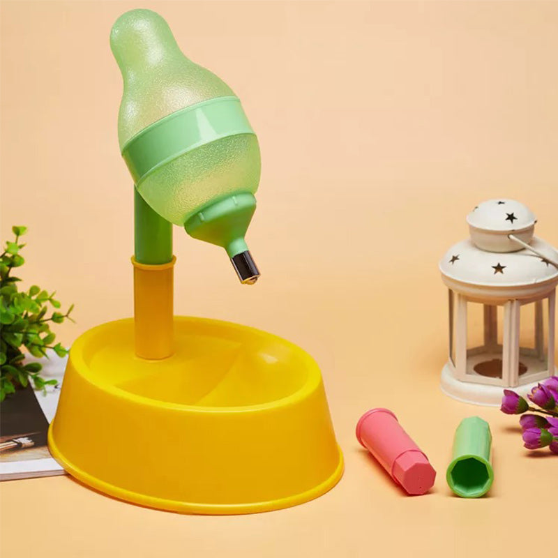 Adjustable Height Automatic Pet Water Dispenser With Stand Feeder Bowl